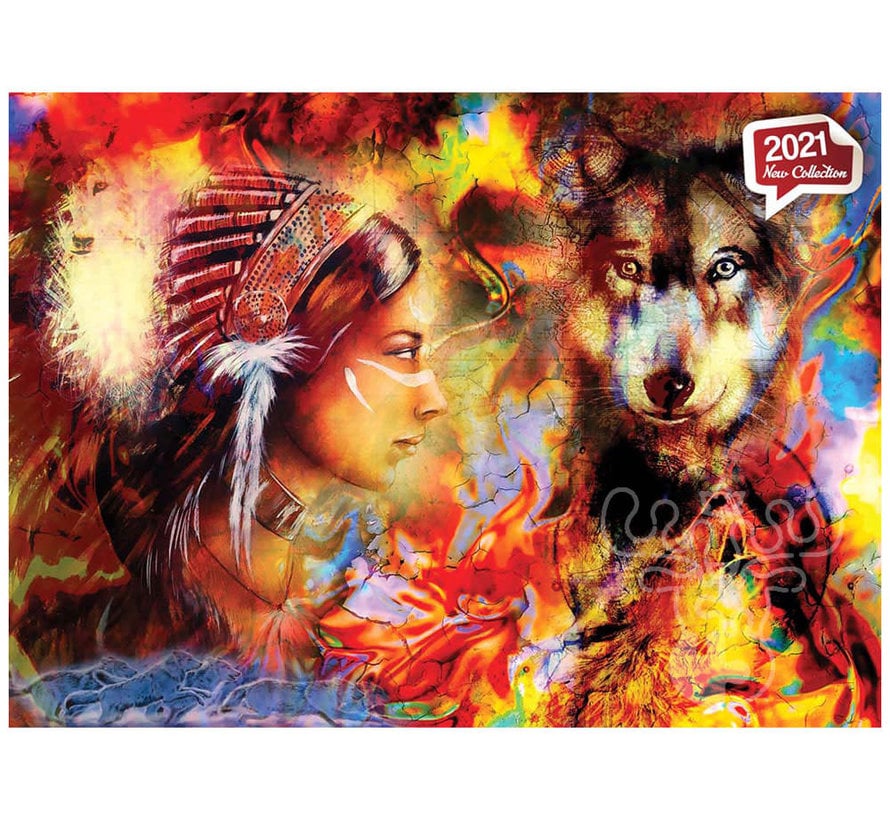 FINAL SALE Anatolian Wolf Maiden Puzzle 1500pcs RETIRED