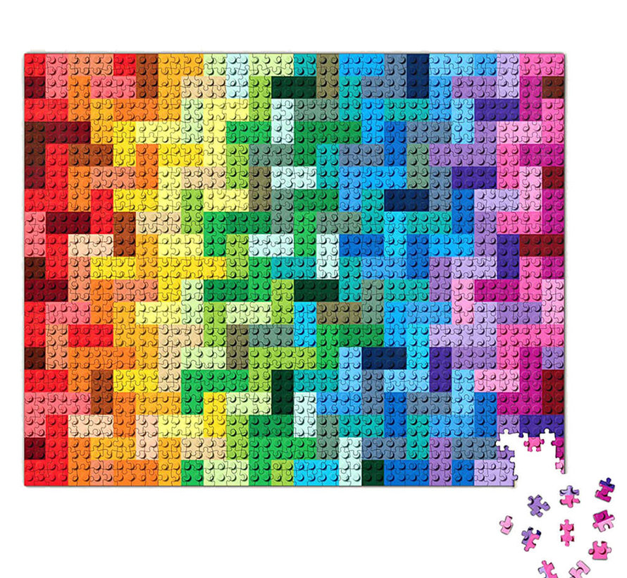 Chronicle LEGO Rainbow Bricks Puzzle 1000pcs