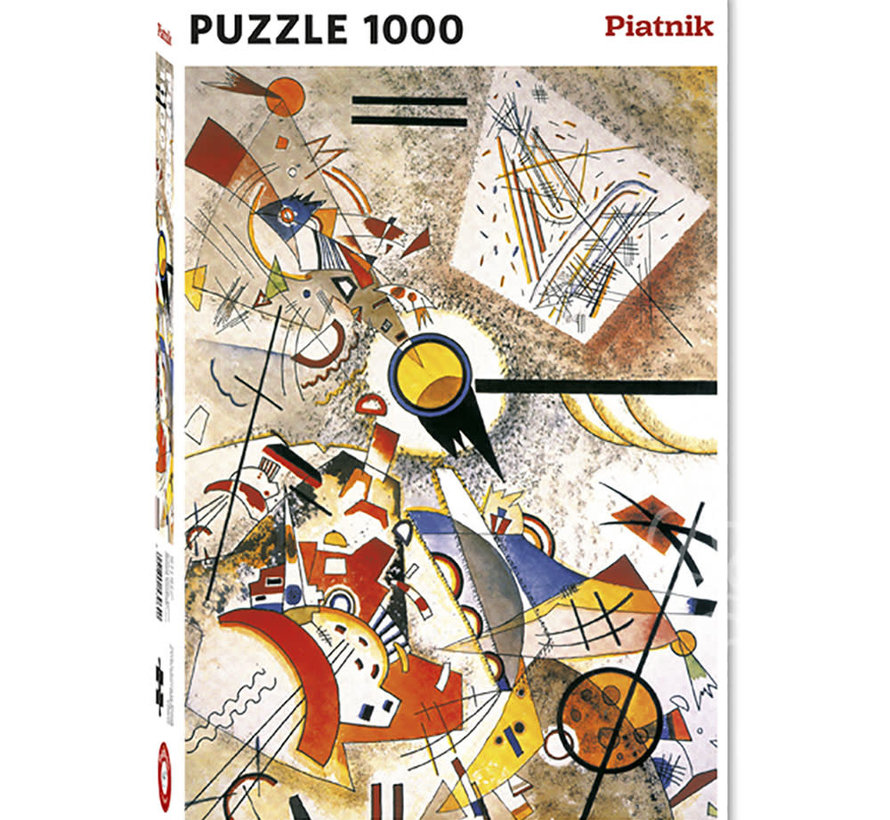 Piatnik Kandinsky - Bustling Aquarelle 1923 Puzzle 1000pcs