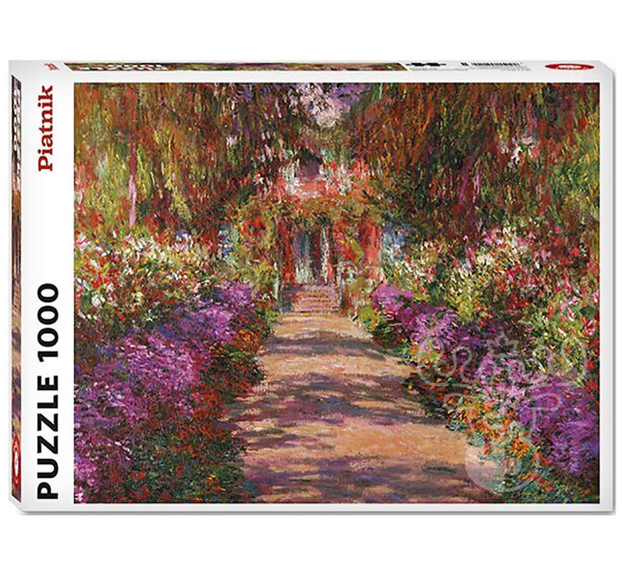 Piatnik Monet - A Pathway in Monet's Garden, Giverny Puzzle 1000pcs