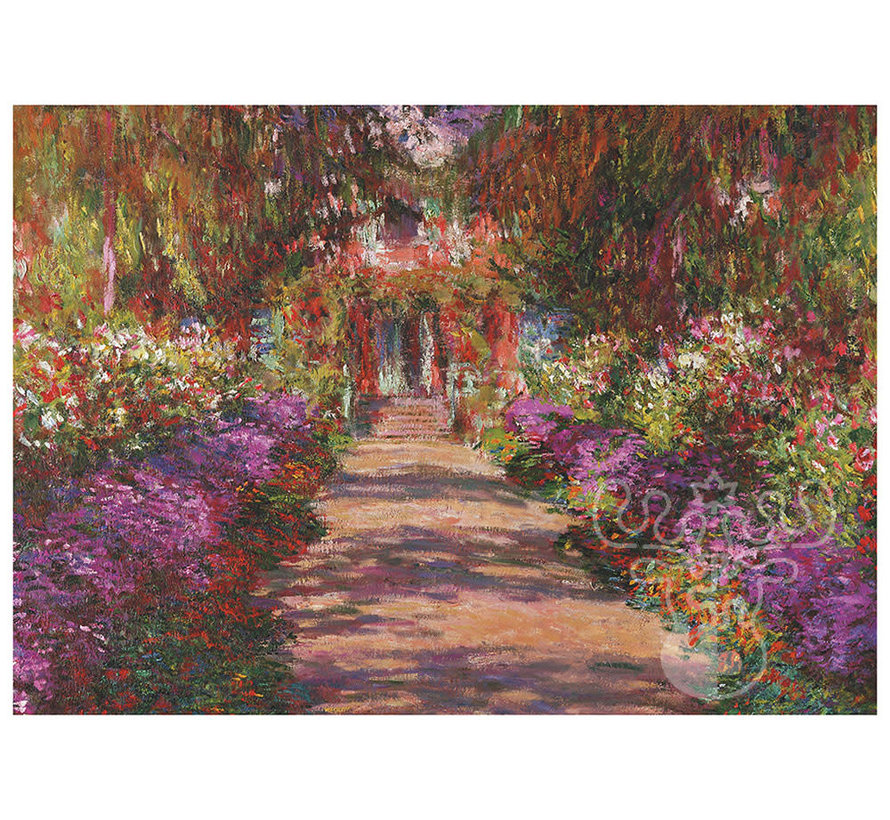 Piatnik Monet - A Pathway in Monet's Garden, Giverny Puzzle 1000pcs