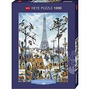 Heye Heye Cartoon Classics Eiffel Tower Puzzle 1000pcs