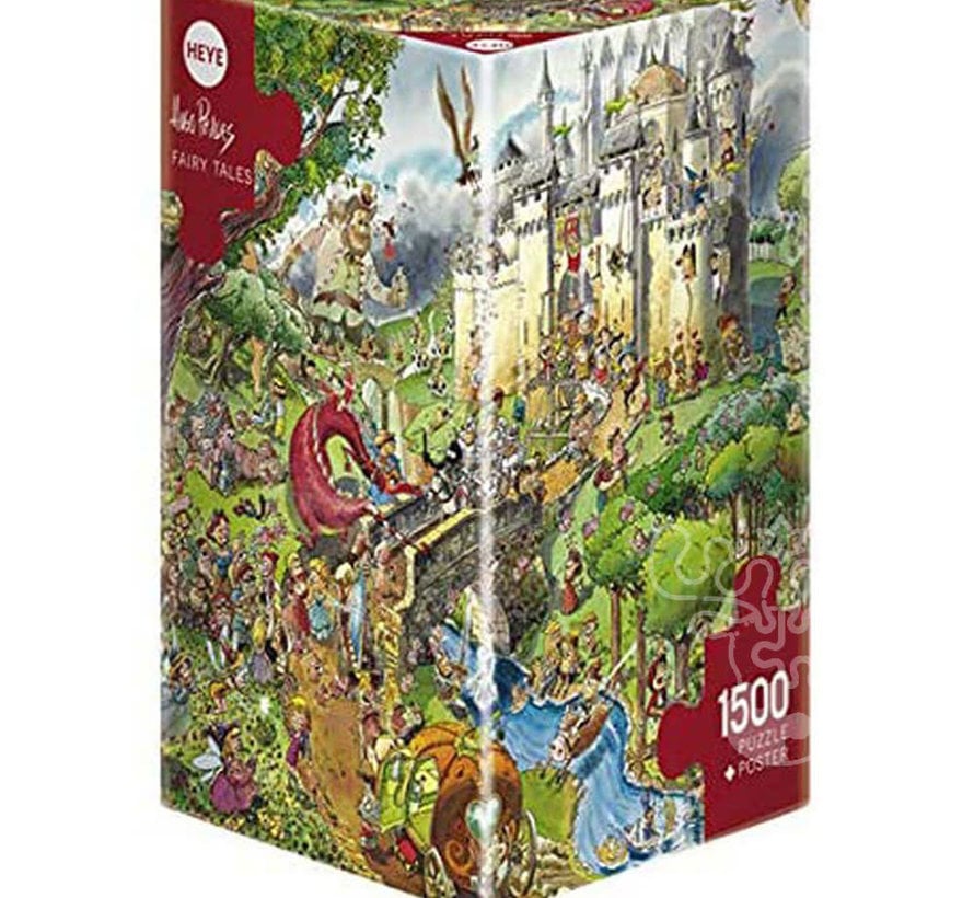Heye Fairy Tales Puzzle 1500pcs Triangle Box