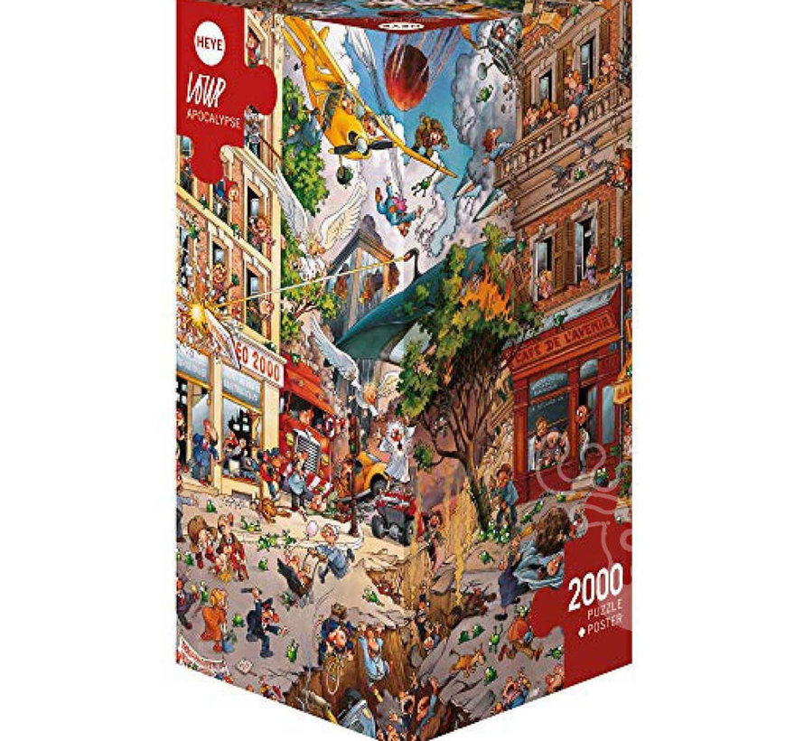 Heye Apocalypse Puzzle 2000pcs Triangle Box RETIRED