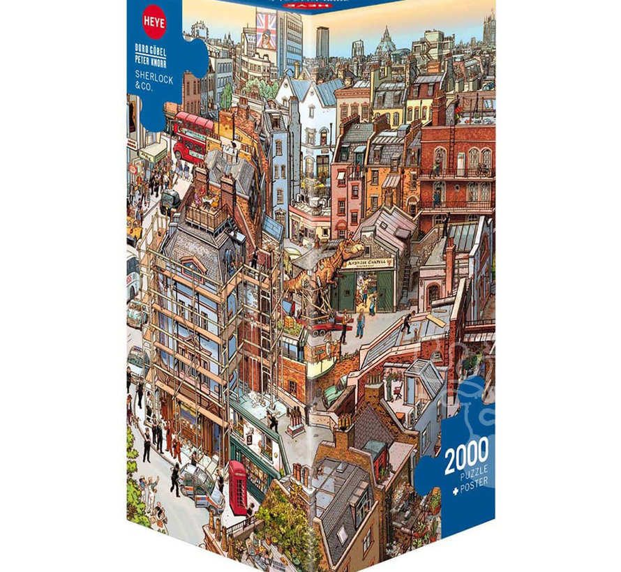Heye Sherlock & Co. Puzzle 2000pcs Triangle Box