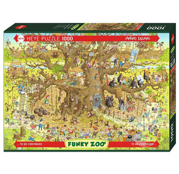 Heye Heye Funky Zoo: Monkey Habitat Puzzle 1000pcs