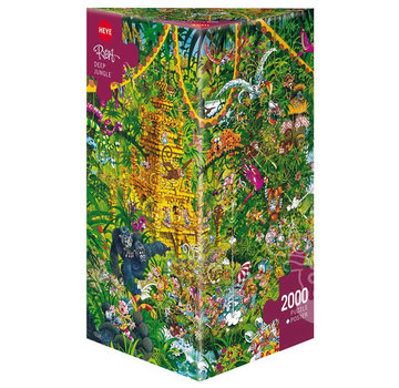 Heye Heye Deep Jungle Puzzle 2000pcs Triangle Box