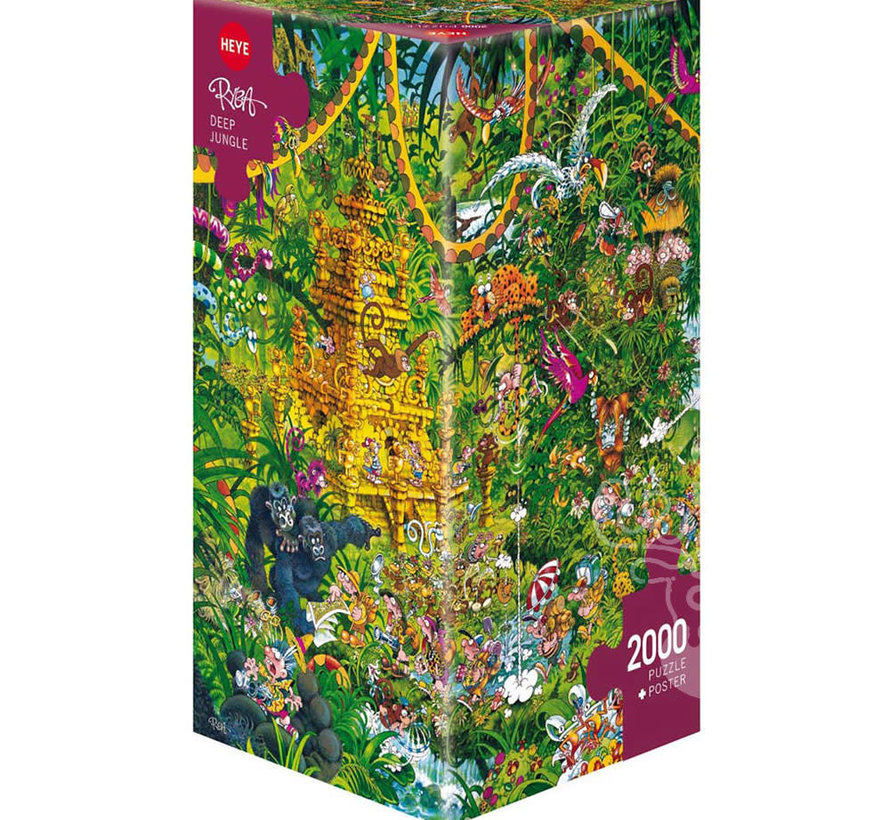Heye Deep Jungle Puzzle 2000pcs Triangle Box