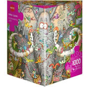 Heye Heye Elephant's Life Puzzle 1000pcs Triangle Box