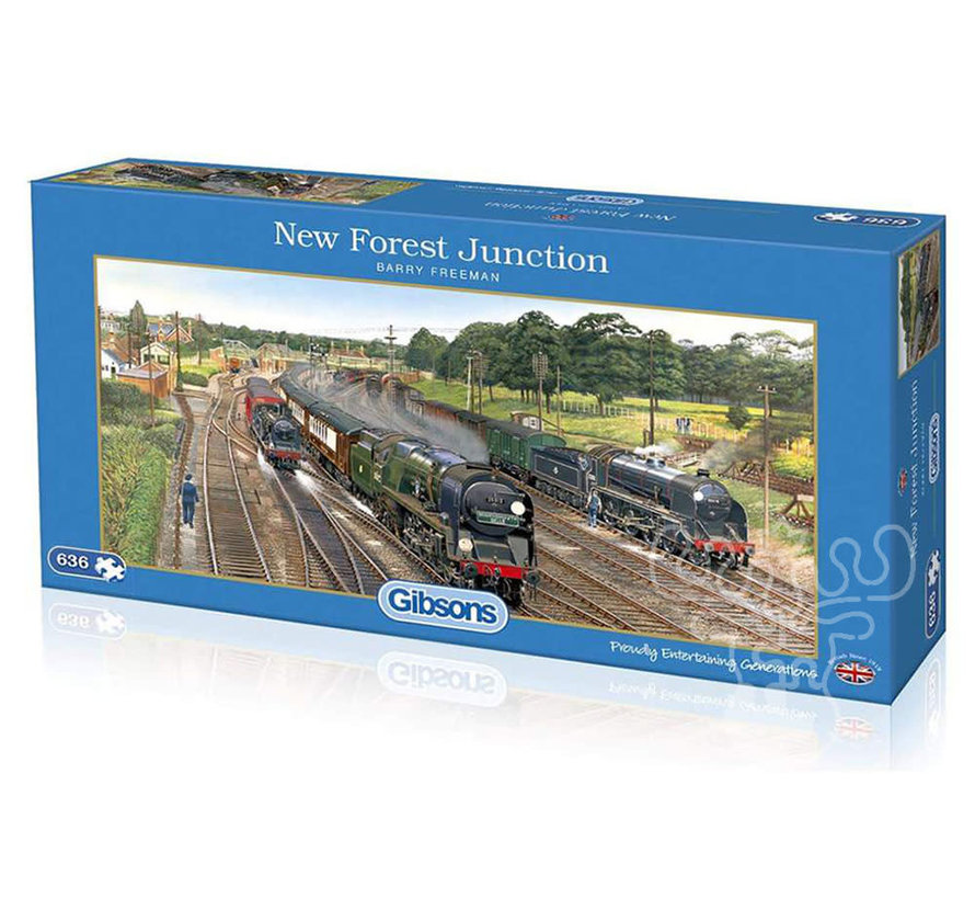 Gibsons New Forest Junction Puzzle 636pcs RETIRED