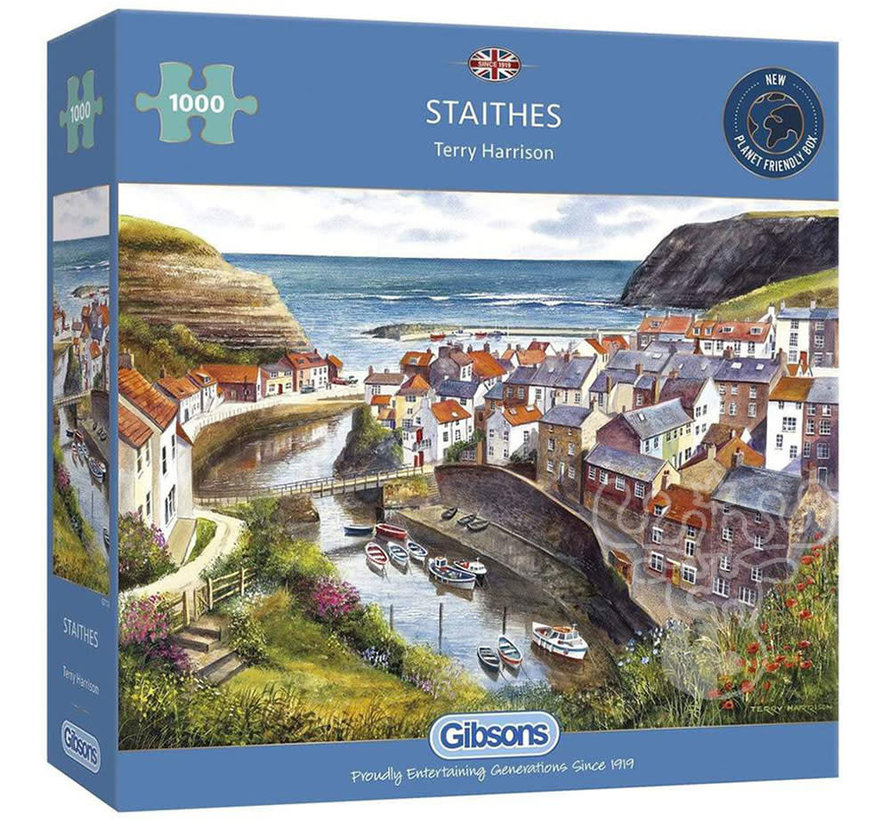 Gibsons Staithes Puzzle 1000pcs