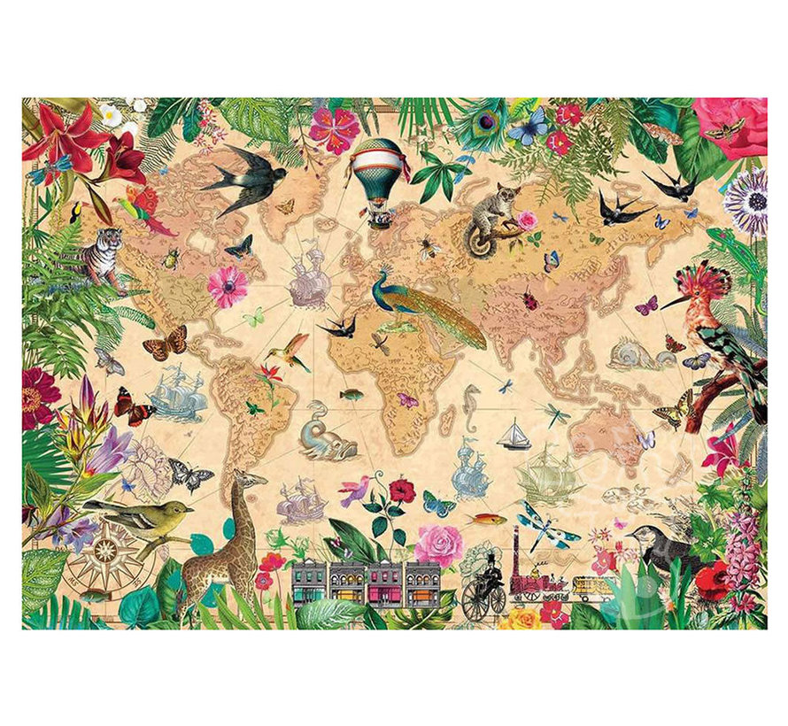 Gibsons A World of Life Puzzle 1000pcs RETIRED