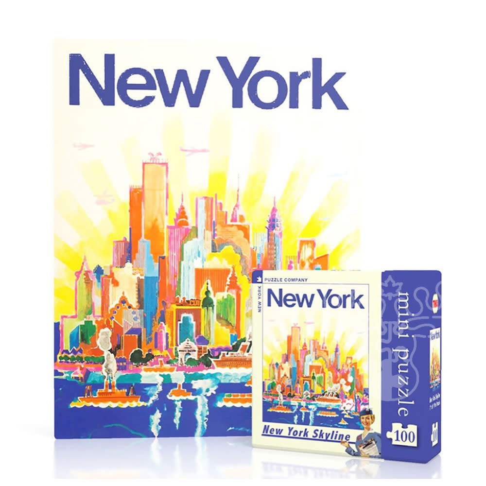 New York Puzzle Co. NYC Skyline Mini Puzzle 100pcs Puzzles Canada