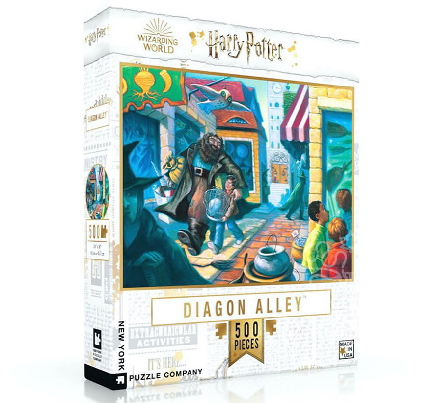 New York Puzzle Co. Harry Potter: Diagon Alley Puzzle 500pcs