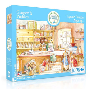 New York Puzzle Company New York Puzzle Co. Peter Rabbit: Ginger & Pickles Puzzle 1000pcs*