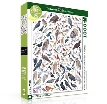 New York Puzzle Company New York Puzzle Co. Cornell Lab: Birds of Eastern/Central North America Puzzle 1000pcs