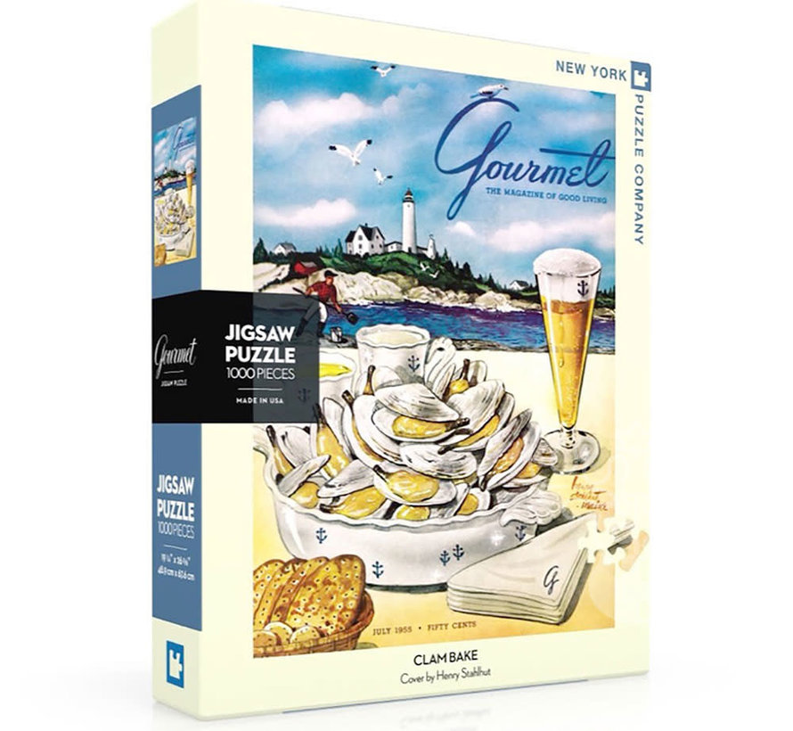 New York Puzzle Co. Gourmet: Clambake Puzzle 1000pcs