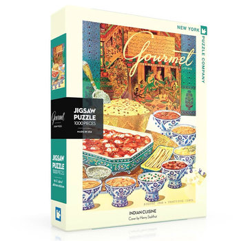 New York Puzzle Company New York Puzzle Co. Gourmet: Indian Cuisine Puzzle 1000pcs