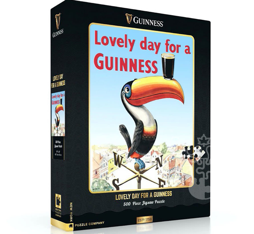 New York Puzzle Co. Guinness: Lovely Day for a Guinness Puzzle 500pcs