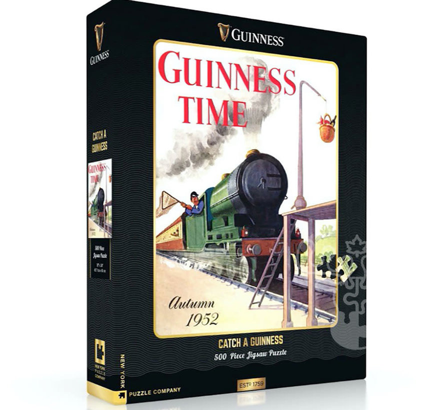 New York Puzzle Co. Guinness: Catch a Guinness Puzzle 500pcs