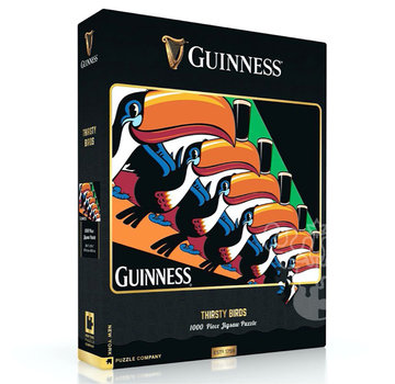 New York Puzzle Company FINAL SALE New York Puzzle Co. Guinness: Thirsty Birds Puzzle 1000pcs