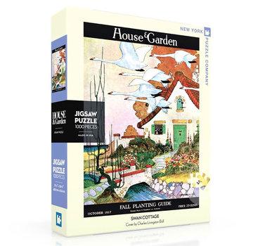 New York Puzzle Company New York Puzzle Co. House & Garden: Swan Cottage Puzzle 1000pcs