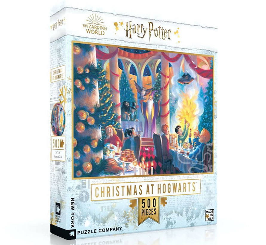 New York Puzzle Co. Harry Potter: Christmas at Hogwarts Puzzle 500pcs*