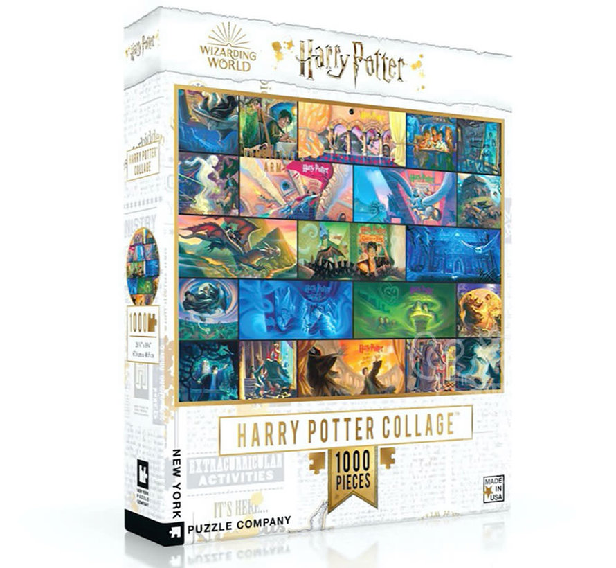 New York Puzzle Co. Harry Potter: Harry Potter Collage Puzzle 1000pcs