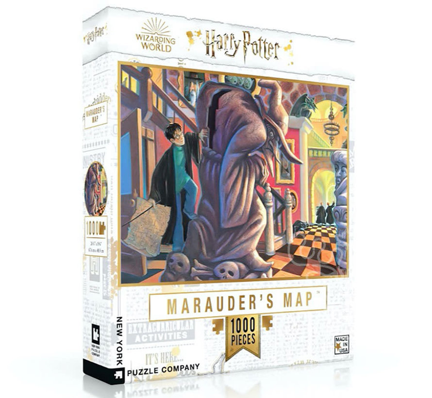 New York Puzzle Co. Harry Potter: Marauder's Map Puzzle 1000pcs