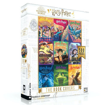 New York Puzzle Company New York Puzzle Co. Harry Potter: The Book Covers Collage Puzzle 500pcs