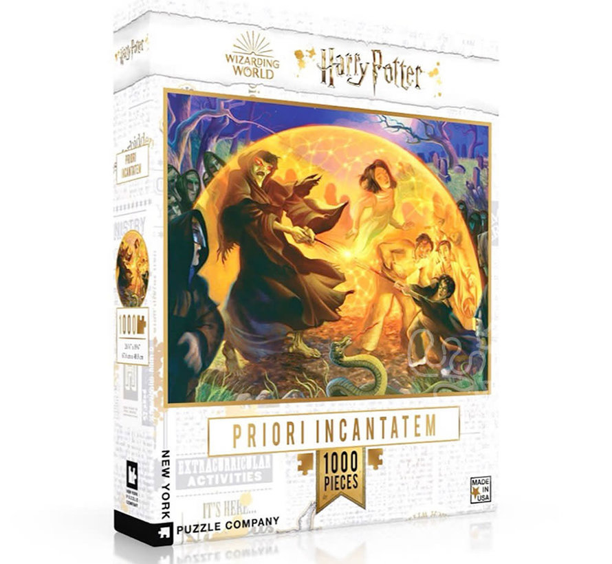 New York Puzzle Co. Harry Potter: Priori Incantatem Puzzle 1000pcs
