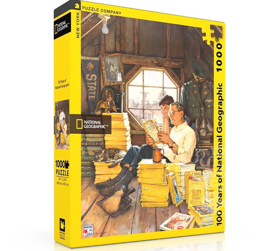 New York Puzzle Co. National Geographic: 100 years of National Geographic Puzzle 1000pcs