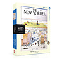 New York Puzzle Co. The New Yorker: View of the World from 9th Avenue Puzzle 1000pcs