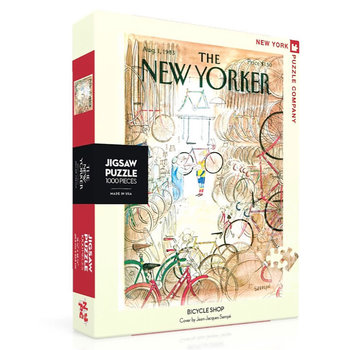 New York Puzzle Company New York Puzzle Co. The New Yorker: Bicycle Shop Puzzle 1000pcs *