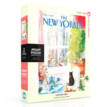 New York Puzzle Company New York Puzzle Co. The New Yorker: Cat's Eye View Puzzle 1000pcs