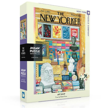New York Puzzle Company New York Puzzle Co. The New Yorker: Art Shop Puzzle 1000pcs
