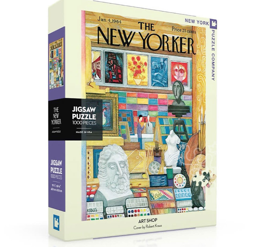 New York Puzzle Co. The New Yorker: Art Shop Puzzle 1000pcs