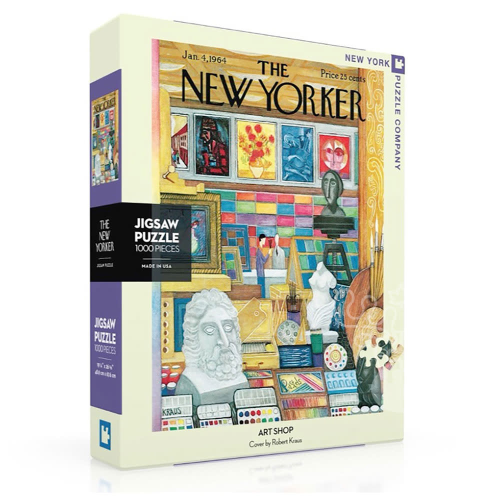 New York Puzzle Co The New Yorker Art Shop Puzzle 1000pcs Puzzles Canada 