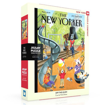 New York Puzzle Company New York Puzzle Co. The New Yorker: Off the Leash Puzzle 1000pcs