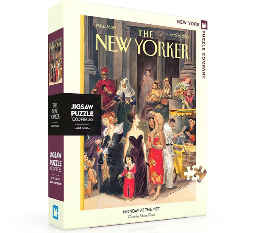 New York Puzzle Co. The New Yorker: Monday at the Met Puzzle 1000pcs*