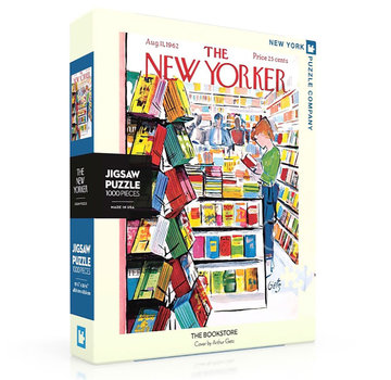 New York Puzzle Company New York Puzzle Co. The New Yorker: The Bookstore Puzzle 1000pcs