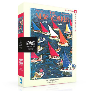 New York Puzzle Company New York Puzzle Co. The New Yorker: Tactless Tacking Puzzle 500pcs