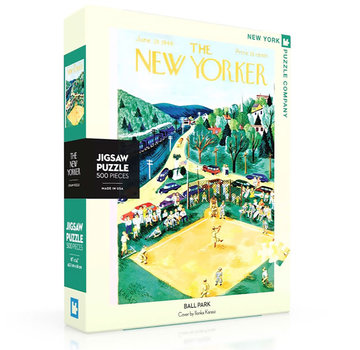 New York Puzzle Company New York Puzzle Co. The New Yorker: Ballpark Puzzle 500pcs