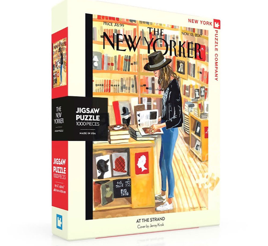 New York Puzzle Co. The New Yorker: At the Strand Puzzle 1000pcs
