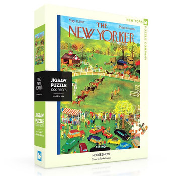 New York Puzzle Company New York Puzzle Co. The New Yorker: Horse Show Puzzle 1000pcs *