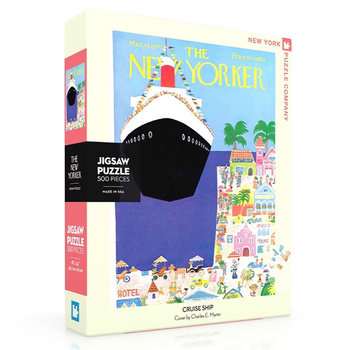 New York Puzzle Company New York Puzzle Co. The New Yorker: Cruise Ship Puzzle 500pcs