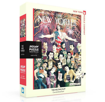 New York Puzzle Company New York Puzzle Co. The New Yorker: The Melting Plot Puzzle 1000pcs