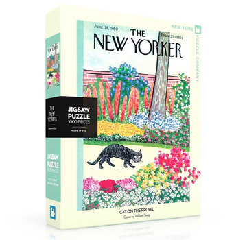 New York Puzzle Company New York Puzzle Co. The New Yorker: Cat on the Prowl Puzzle 1000pcs*