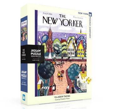 New York Puzzle Company New York Puzzle Co. The New Yorker: Village by the Sea Puzzle 1000pcs