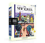 New York Puzzle Co. The New Yorker: Village by the Sea Puzzle 1000pcs